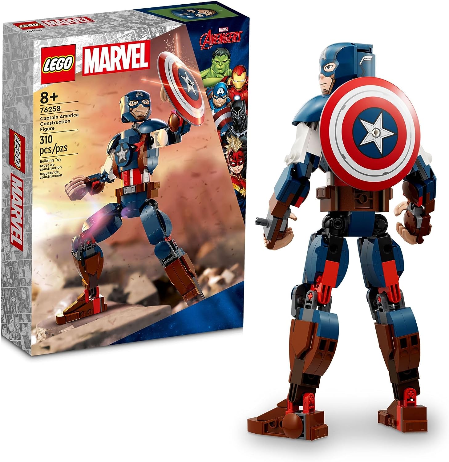 LEGO Marvel Avengers Captain America Figure
