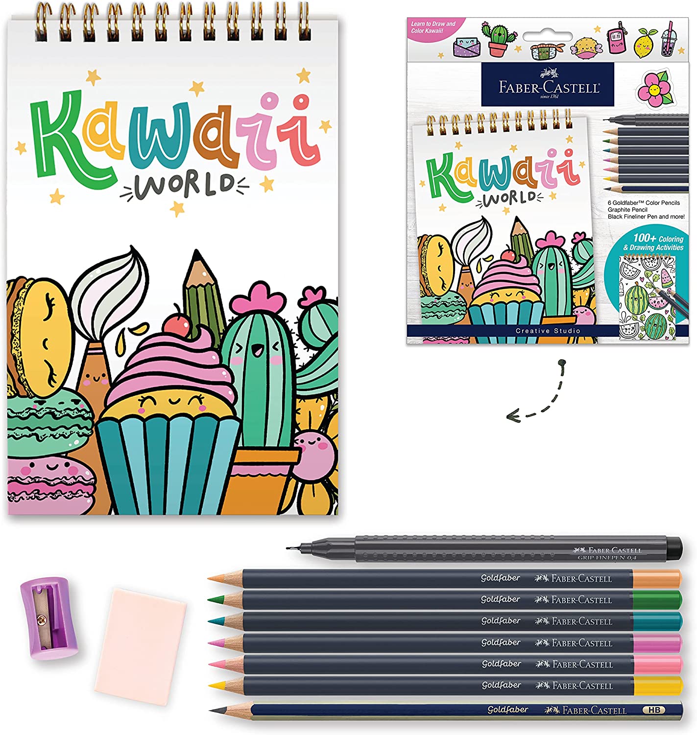 Kawaii World Draw & Color
