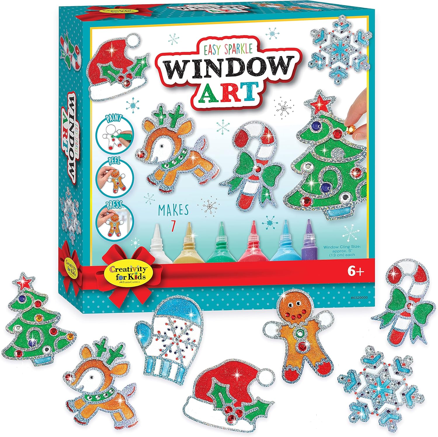 Holiday Easy Sparkle Window Art Kit