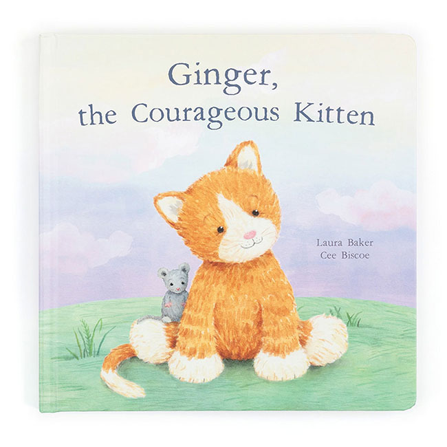 Jellycat Ginger, the Courageous Kitten Book