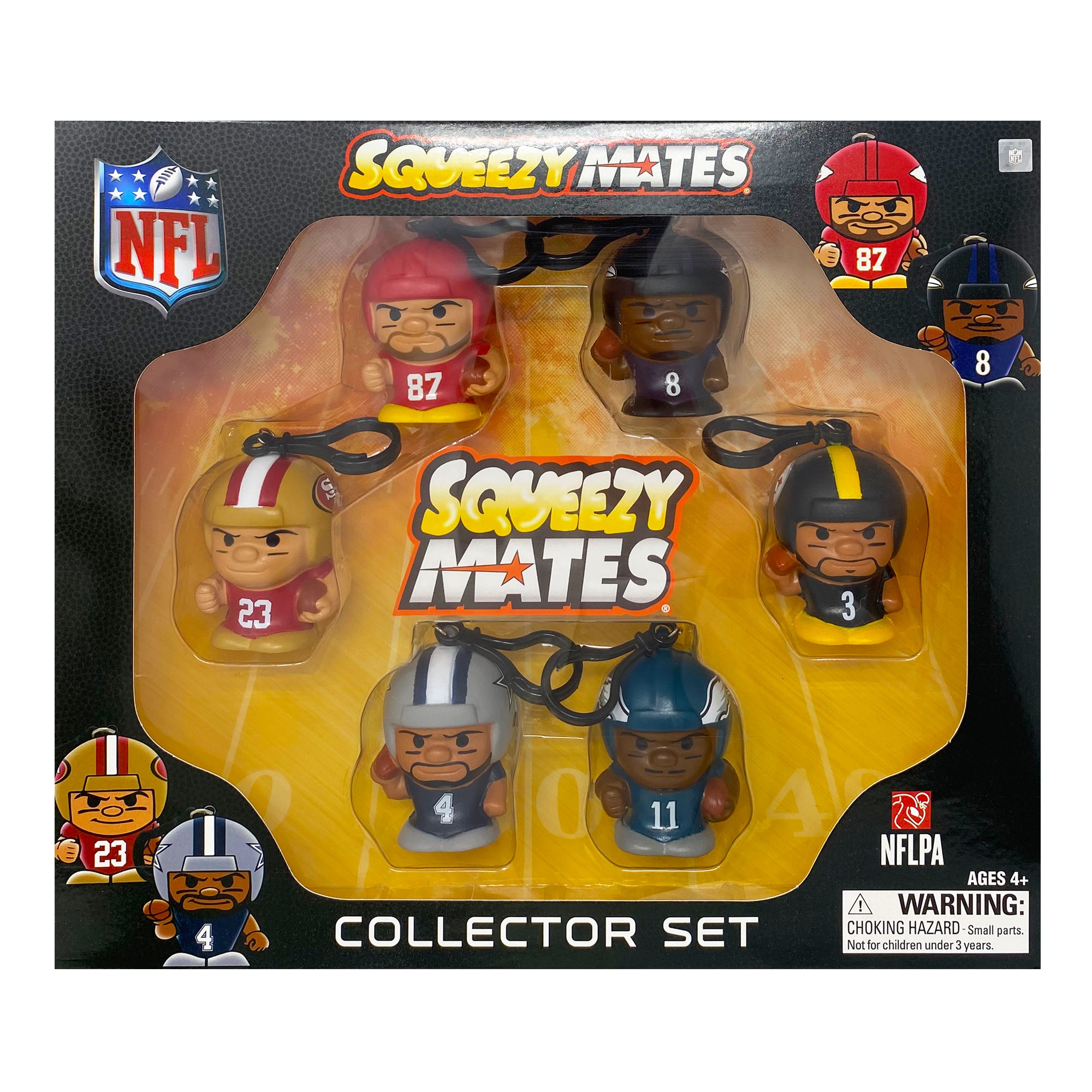 NFL 2025 SqueezyMates 6 Figure Set