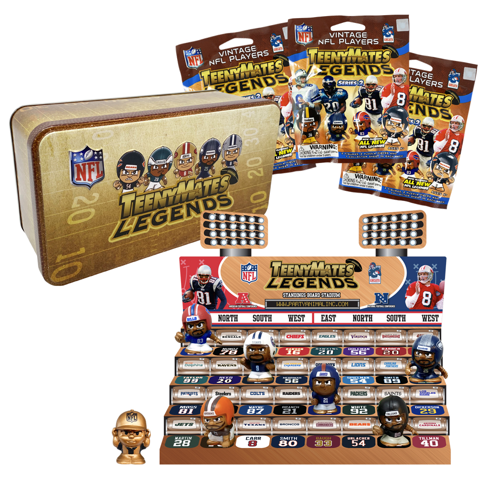 NFL TeenyMates Legends Collector Tin